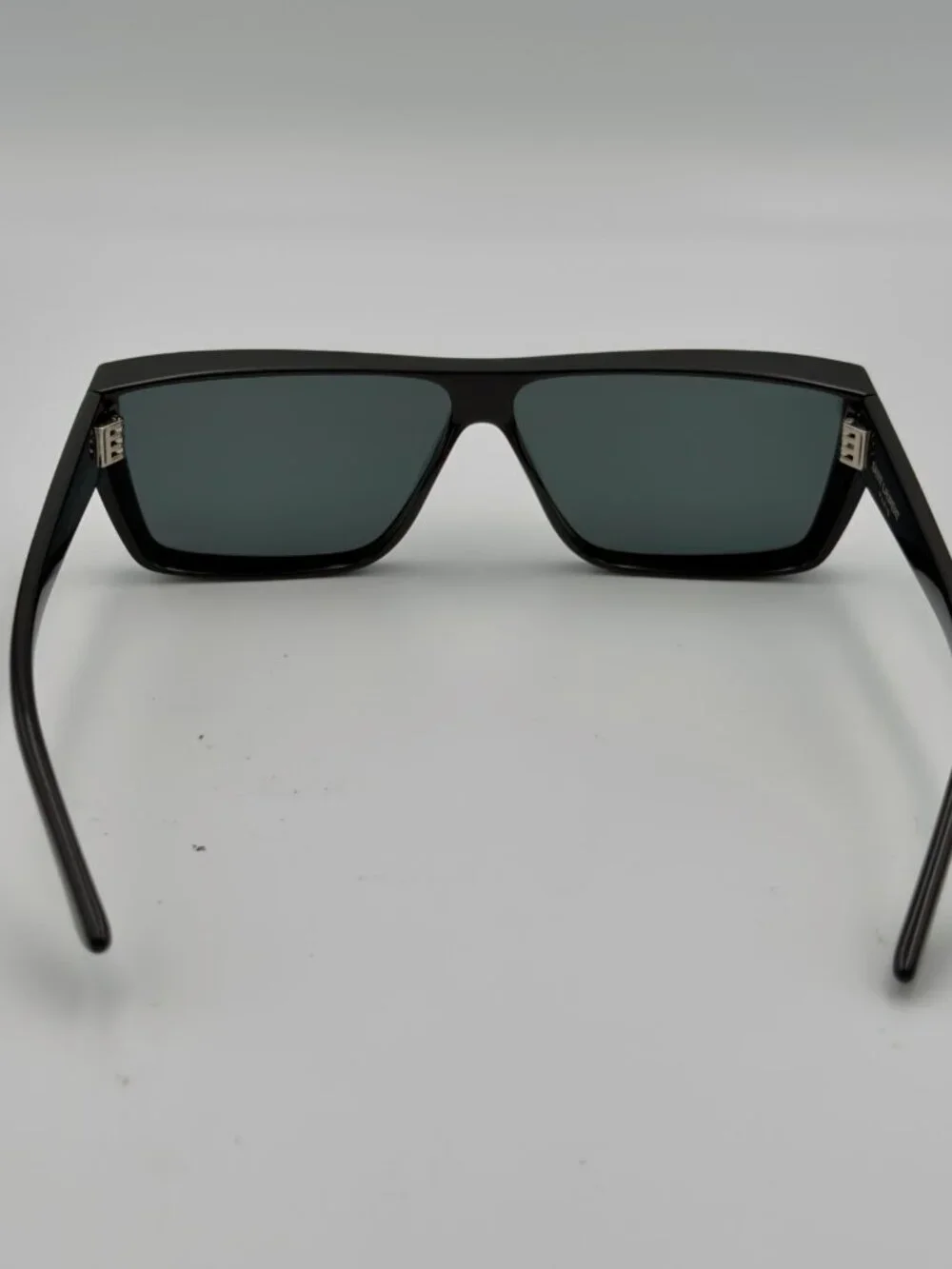 Saint Laurent SL 757 001 Black Rectangular Sunglasses Unisex 64mm w/ Case